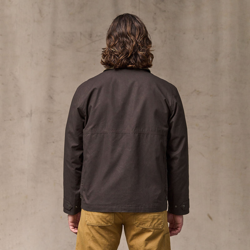 Dry wax short field jacket by Filson | Dark brown (Brown)
