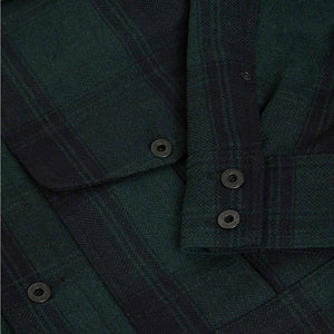 Wool journeyman jacket by Filson | Blue/green check (Green)