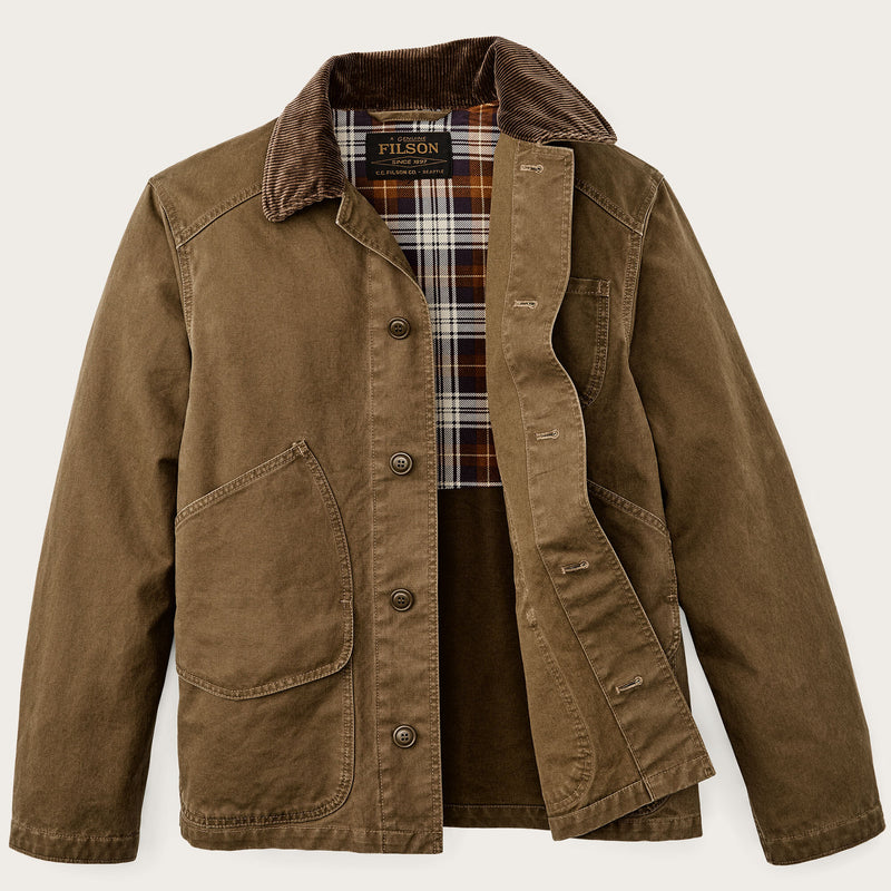 Veste outfitter en toile by Filson | Kangaroo (Brown)