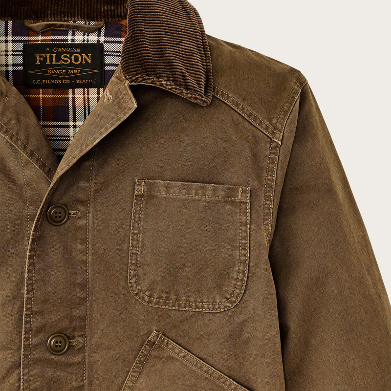 Veste outfitter en toile by Filson | Kangaroo (Brown)