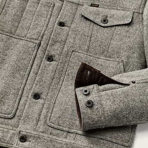 Spokane insulated short cruiser jacket by Filson | Vintage heather gray (Gray)