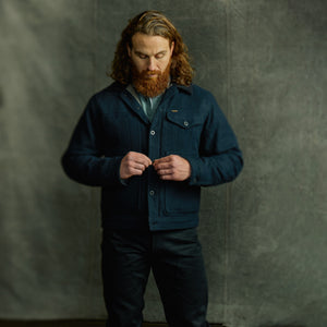 Spokane insulated short cruiser jacket by Filson | Navy (Blue)