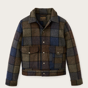 Veste de travail en laine mackinaw by Filson | Blue / brown / gray plaid (Multicolor)