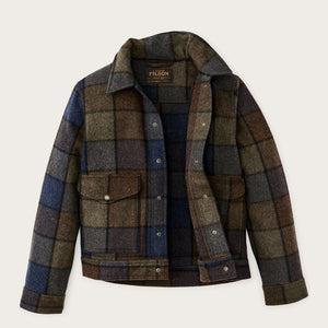 Veste de travail en laine mackinaw by Filson | Blue / brown / gray plaid (Multicolor)