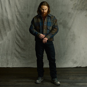 Veste de travail en laine mackinaw by Filson | Blue / brown / gray plaid (Multicolor)