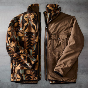 Veste réversible en polaire by Filson | Brown / night camp (Brown)