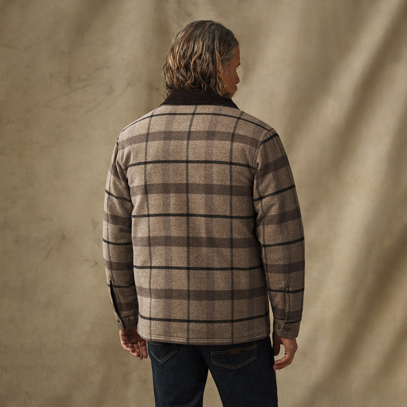Spokane insulated cruiser by Filson | Brown heather plaid (Brown)