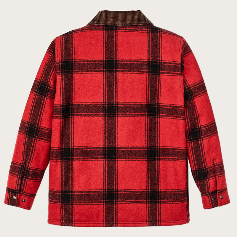 Veste cruiser spokane isolante par Filson | Red / black windowpa (Red)