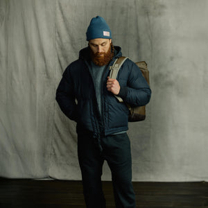 Waxed down jacket by Filson | Night sky (Blue)