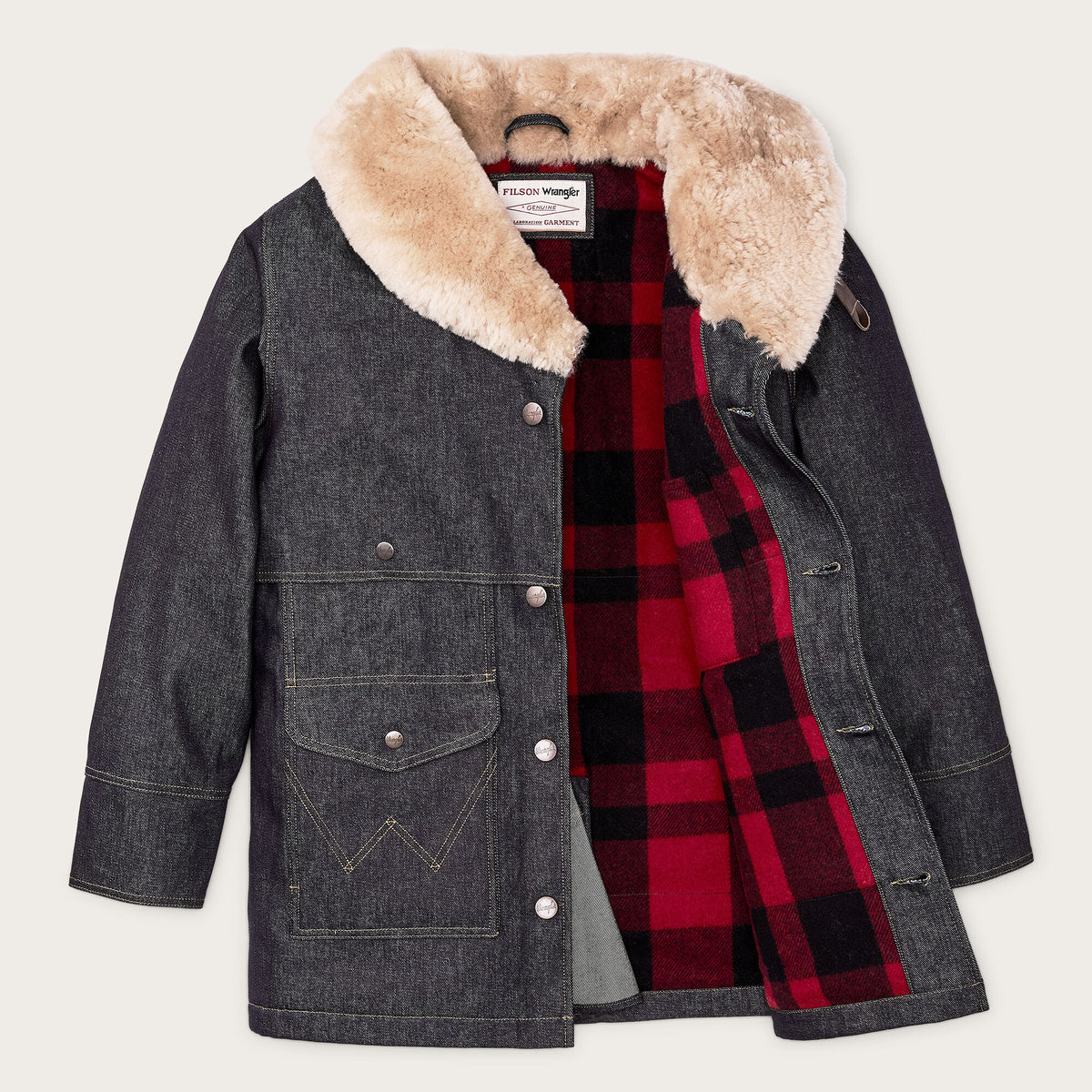 Filson Tasker Wrangler x filson packer coat by Filson | Indigo