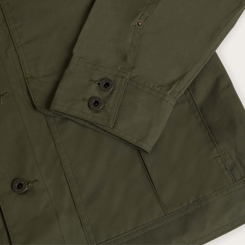 Dry wax journeyman jacket by Filson | Dark olive (Green)