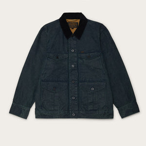Coated journeyman jacket by Filson | Navy/tan (Blue)