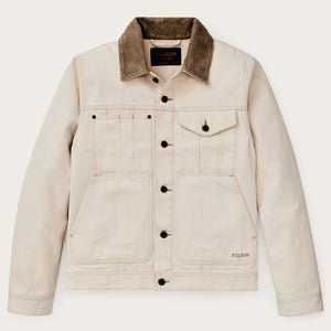 Rustic canvas short cruiser jacket by Filson | Natural seed (Beige)