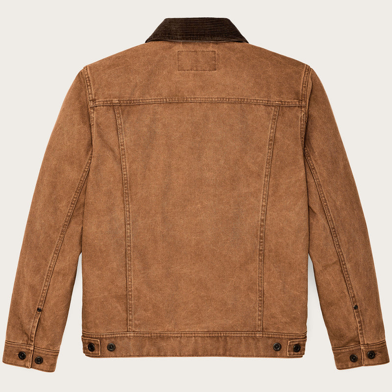 Rustic canvas short cruiser jacket by Filson | Whiskey (Brown)