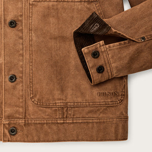 Rustic canvas short cruiser jacket by Filson | Whiskey (Brown)