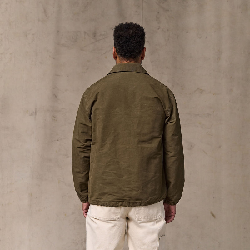 Dry wax windbreaker by Filson | Military olive (Green)