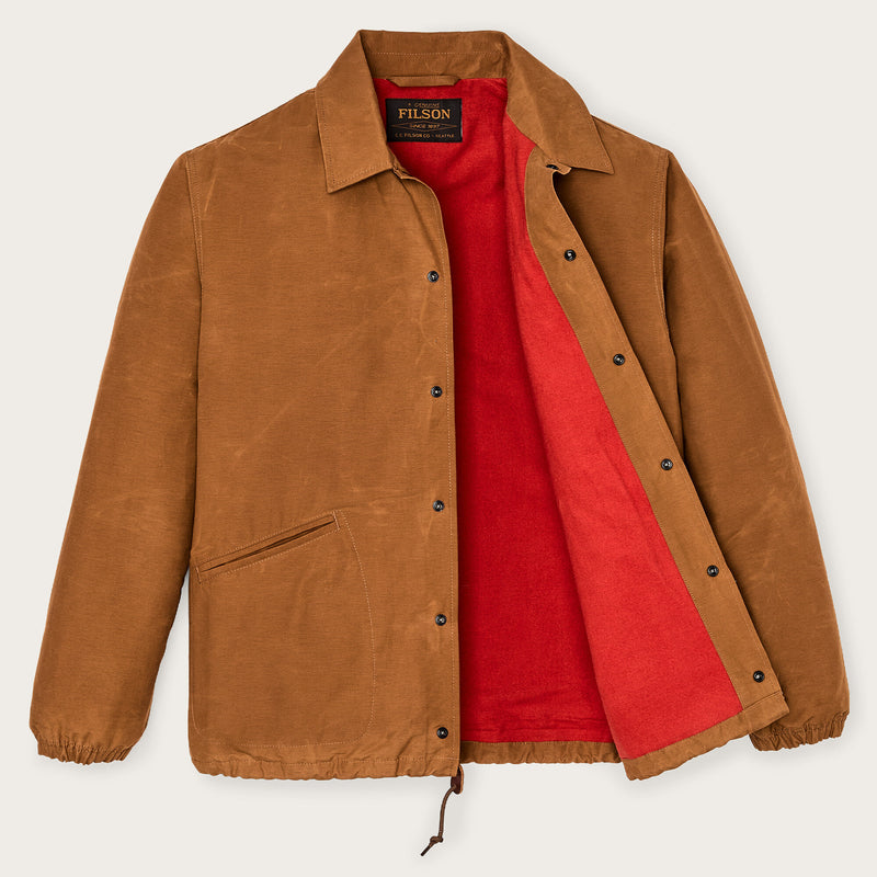 Dry wax windbreaker by Filson | Harvest tan (Brown)