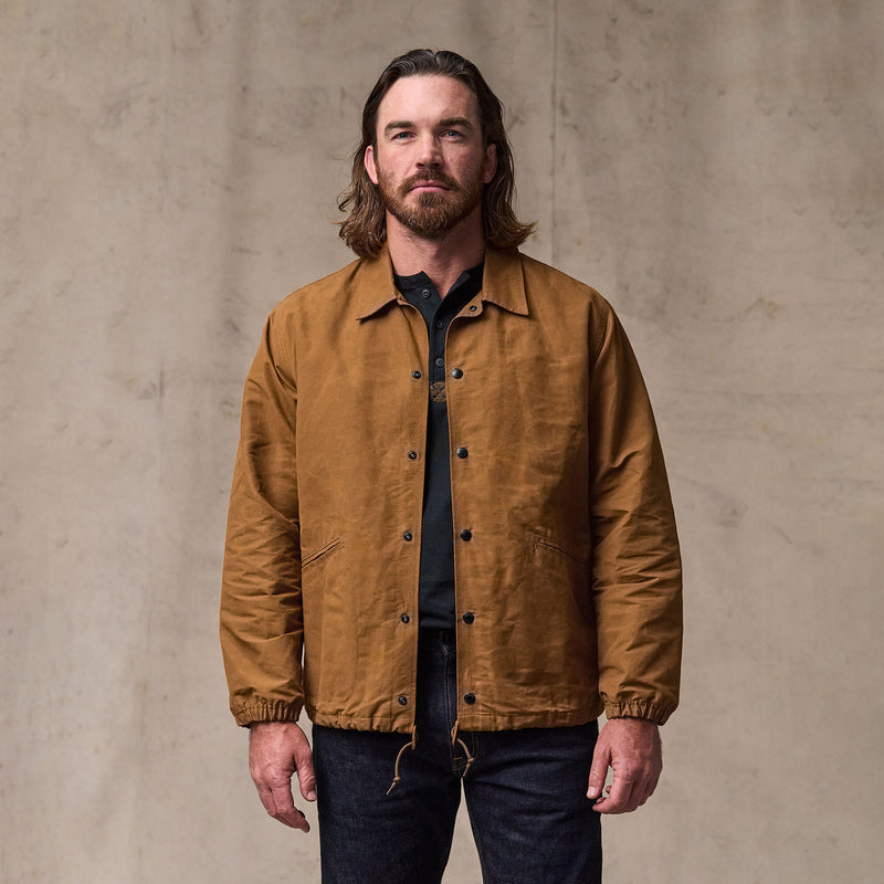 Dry wax windbreaker by Filson | Harvest tan (Brown)