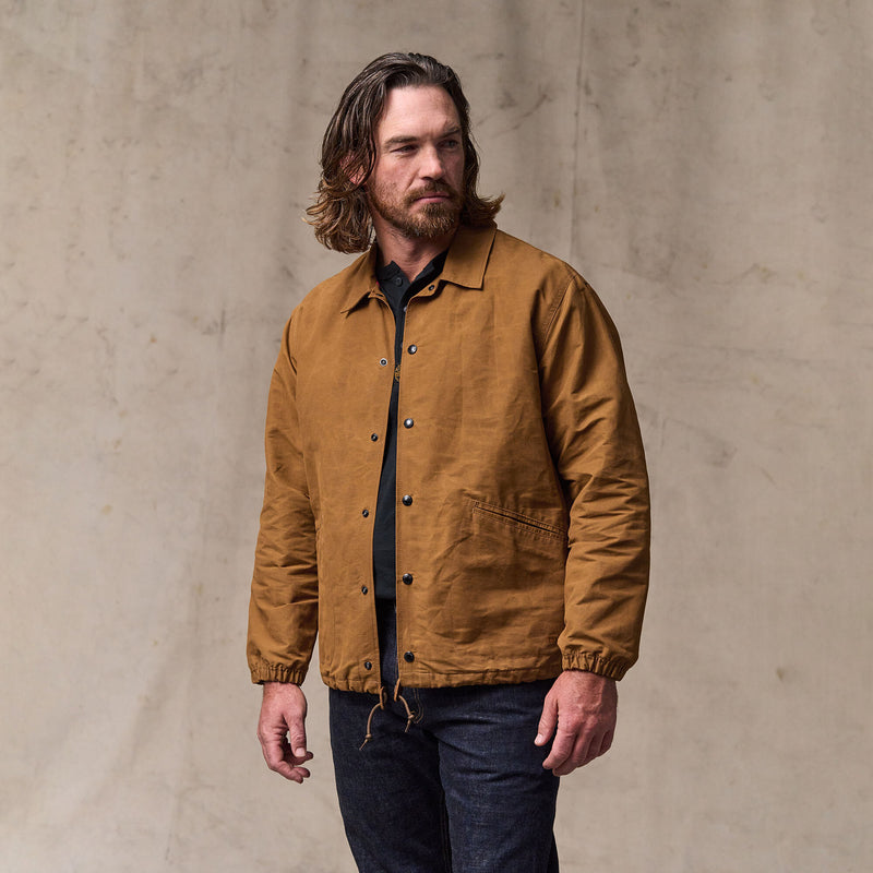Dry wax windbreaker by Filson | Harvest tan (Brown)