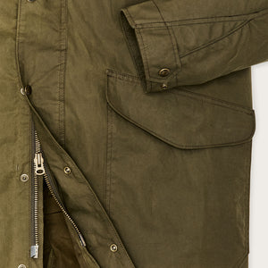 Cover cloth trench coat by Filson | Marsh olive (Green)