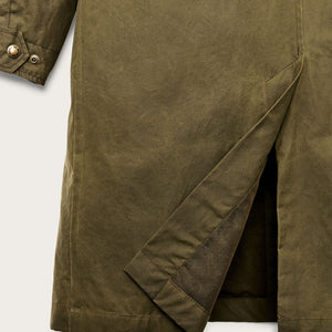 Cover cloth trench coat by Filson | Marsh olive (Green)