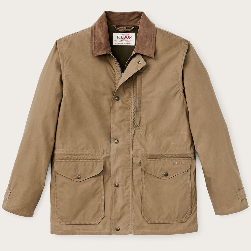 Dry wax mile marker coat by Filson | Dark beige (Beige)
