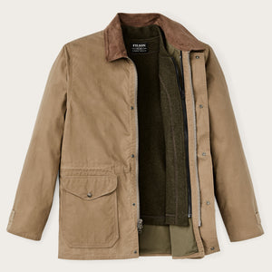 Dry wax mile marker coat by Filson | Dark beige (Beige)