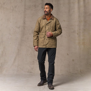 Dry wax mile marker coat by Filson | Dark beige (Beige)