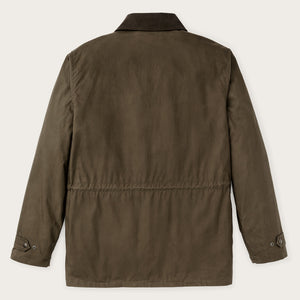 Dry wax mile marker coat by Filson | Burnt olive (Green)