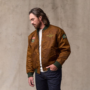 Embroidered montlake jacket by Filson | Whiskey (Brown)
