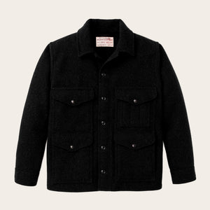 Mackinaw wool cruiser jacket by Filson | Charcoal (Black)