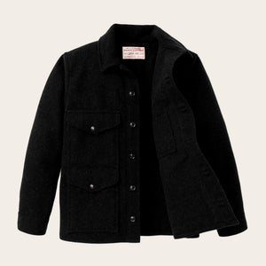 Mackinaw wool cruiser jacket by Filson | Charcoal (Black)