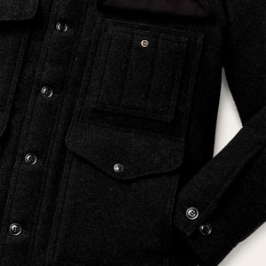 Mackinaw wool cruiser jacket by Filson | Charcoal (Black)