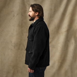 Mackinaw wool cruiser jacket by Filson | Charcoal (Black)