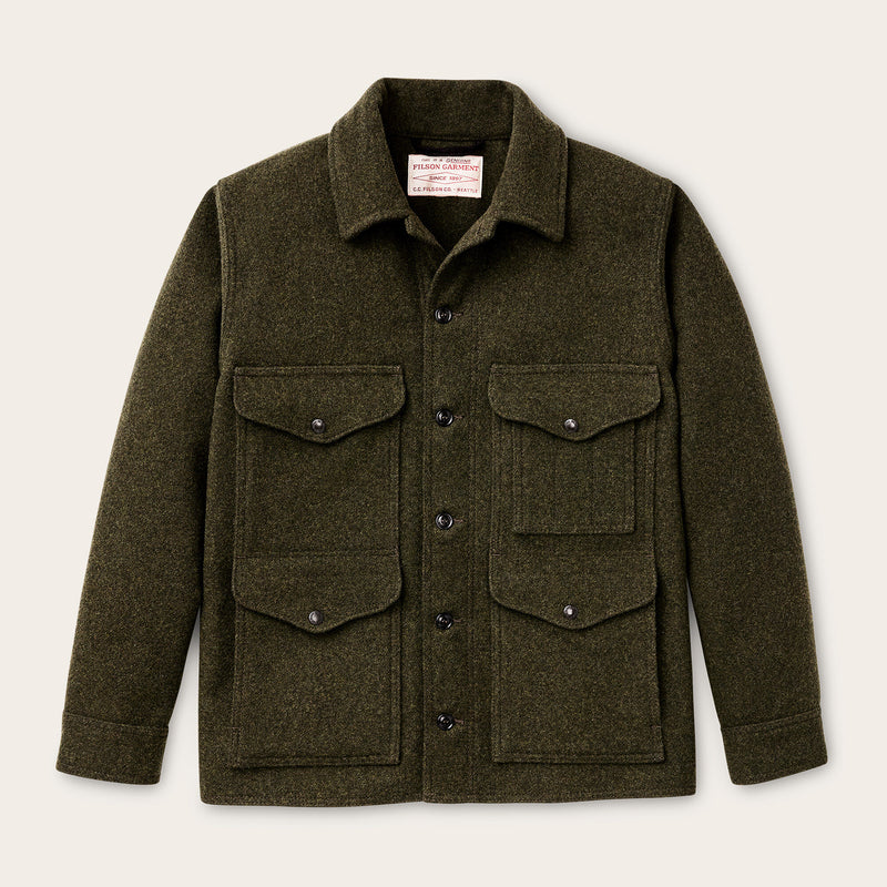 Mackinaw wool cruiser jacket by Filson | Forest green (Green)