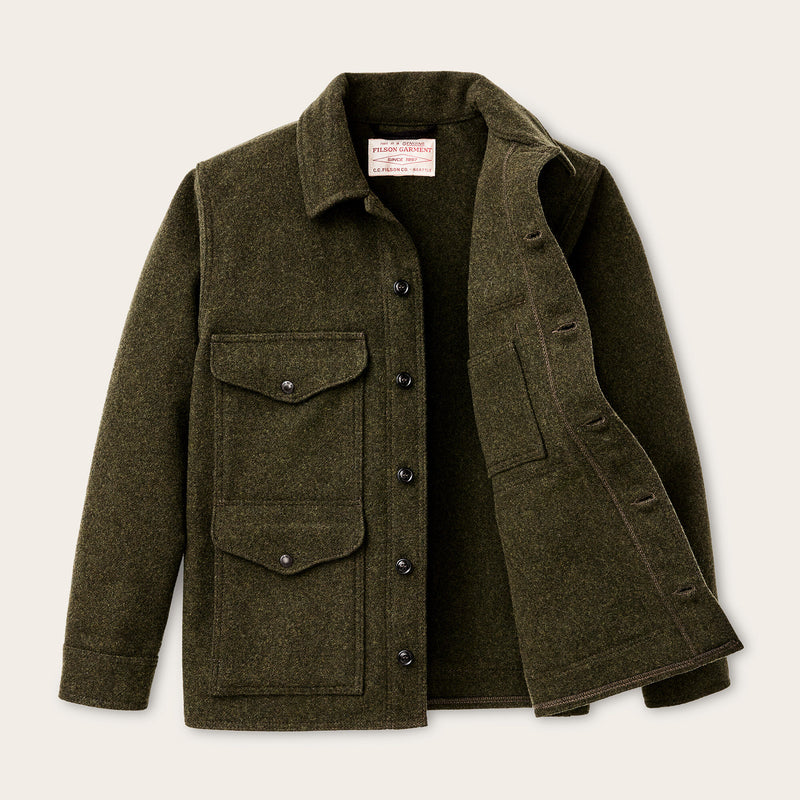 Mackinaw wool cruiser jacket by Filson | Forest green (Green)