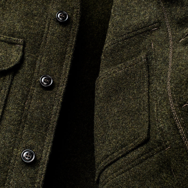 Mackinaw wool cruiser jacket by Filson | Forest green (Green)