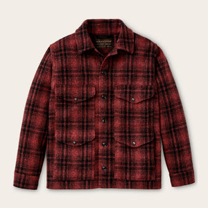 Mackinaw wool cruiser jacket by Filson | North country red pl (Red)
