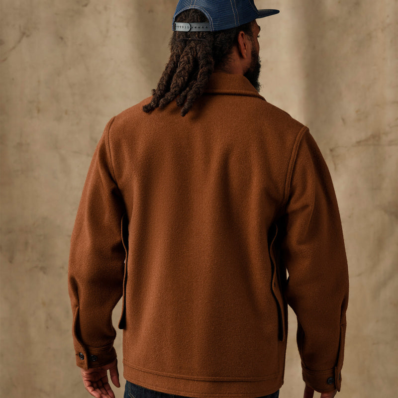 Mackinaw wool cruiser jacket by Filson | Chessie tan (Brown)