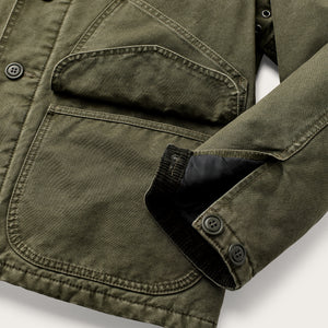 Insulated canvas outfitter jacket by Filson | Dark olive (Green)