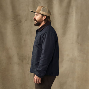 Insulated canvas outfitter jacket by Filson | Dark navy (Blue)