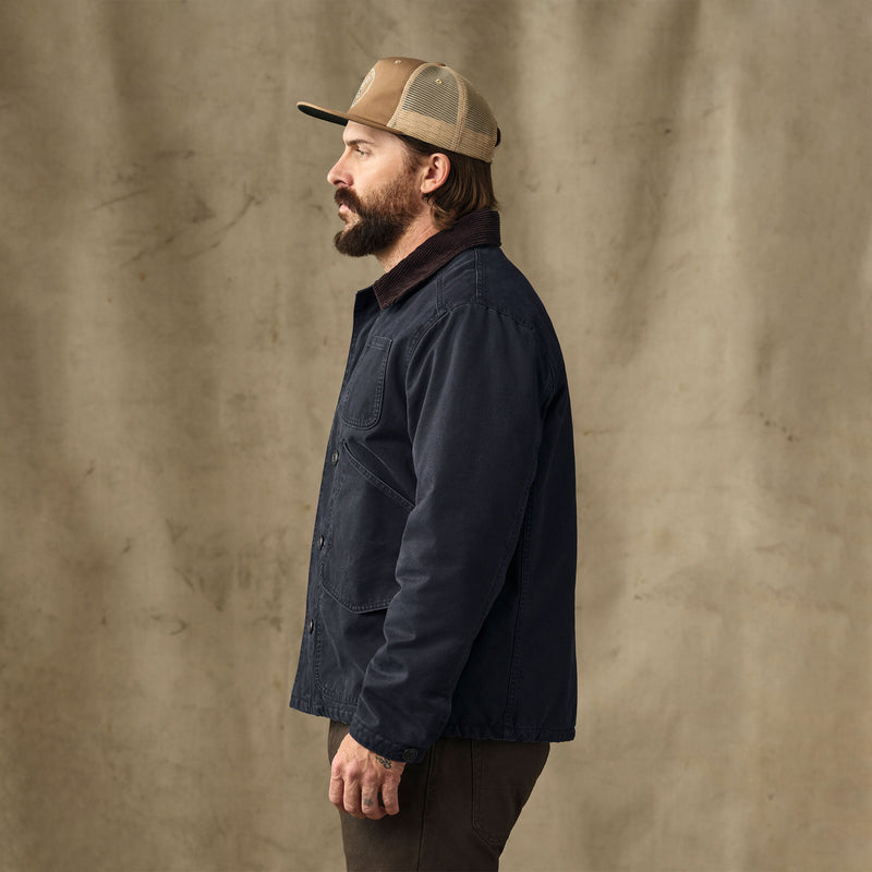 Insulated canvas outfitter jacket by Filson | Dark navy (Blue)