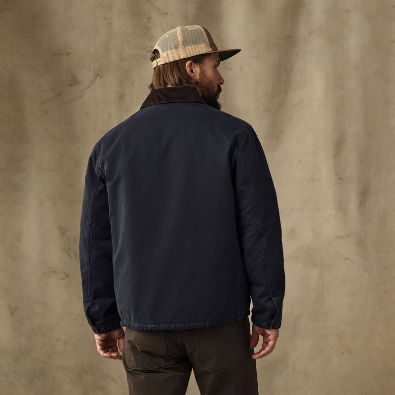 Insulated canvas outfitter jacket by Filson | Dark navy (Blue)