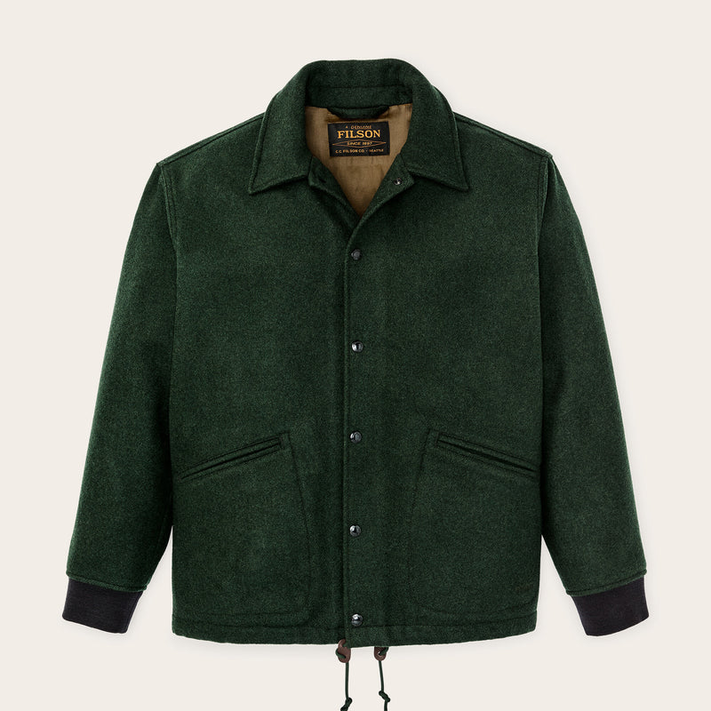 Mackinaw wool coach jacket by Filson | Vintage pine (Green)