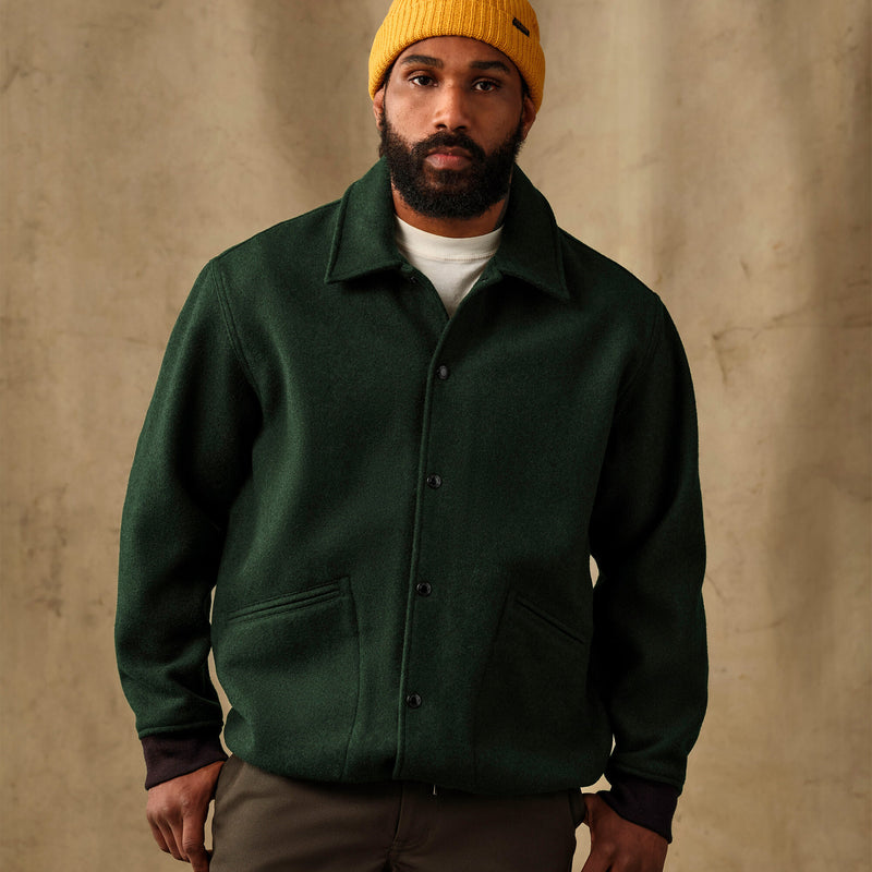 Mackinaw wool coach jacket by Filson | Vintage pine (Green)