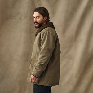 Rustic canvas packer coat by Filson | Marsh olive (Beige)