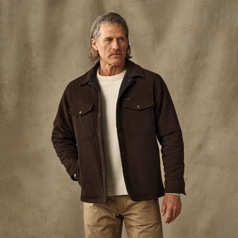 Insulated jac-shirt by Filson | Beaver brown (Brown)
