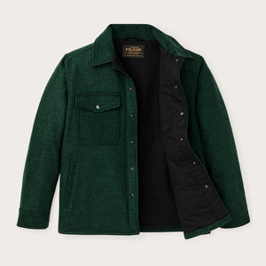 Insulated jac-shirt by Filson | Green / black plaid (Green)