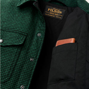 Insulated jac-shirt by Filson | Green / black plaid (Green)