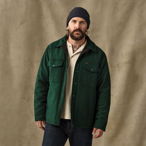Insulated jac-shirt by Filson | Green / black plaid (Green)